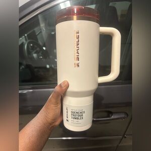 Stanley Cream Rose Gold Protour 40oz